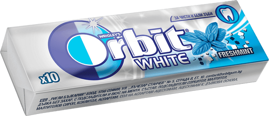 Дъвки ORBIT fresh mint 10 бр.