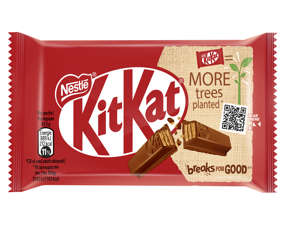 Шоколадов десерт Kit Kat 4 Finger млечен 41.5 г