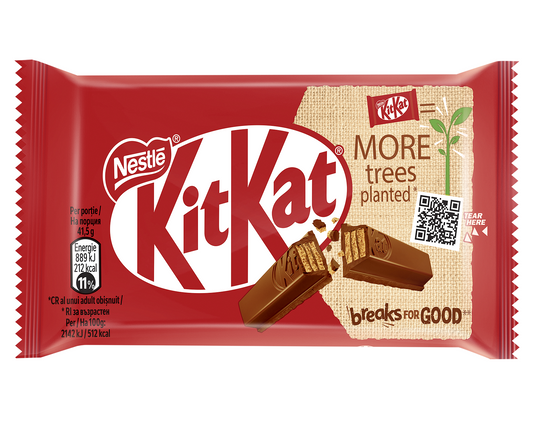 Шоколадов десерт Kit Kat 4 Finger млечен 41.5 г
