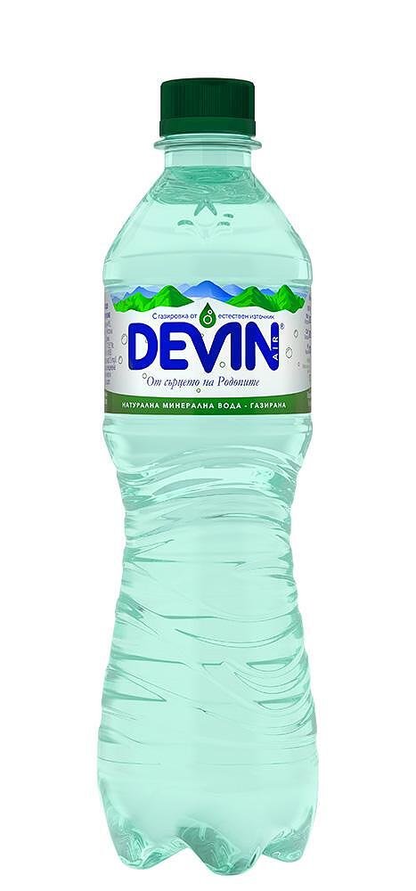 Газирана вода DEVIN Air минерална 500 мл.