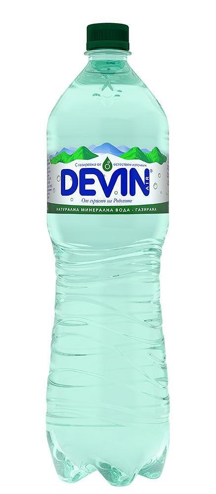 Газирана вода минерална DEVIN Air 1.5 л