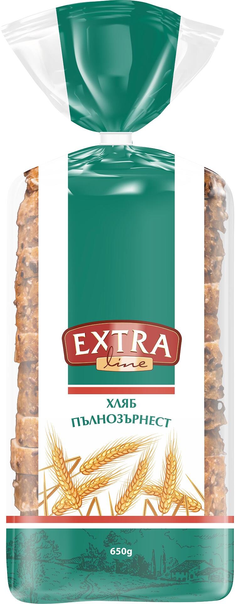 Хляб EXTRA LINE пълнозърнест 650 гр