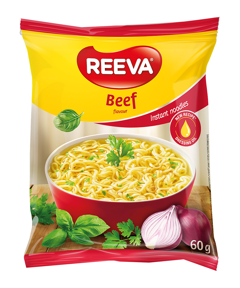 Инстантни спагети REEVA телешко 60 гр.