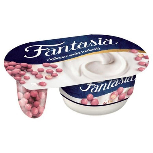 Йогурт FANTASIA ягодови топчета 100 гр.