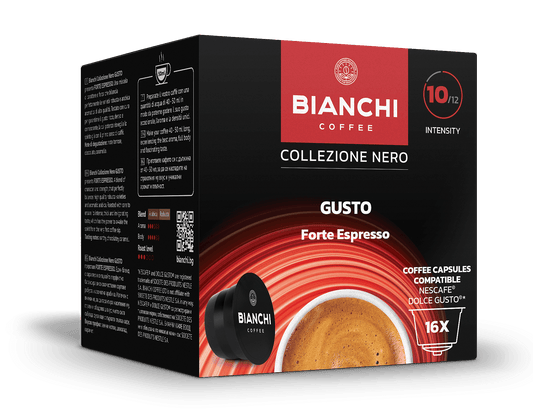 Кафе капсули BIANCHI Collezione Nero Gusto Forte Espresso 16 бр.