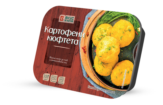Картофени кюфтета със сирене ВКУС В КУТИЯ 4х55 г