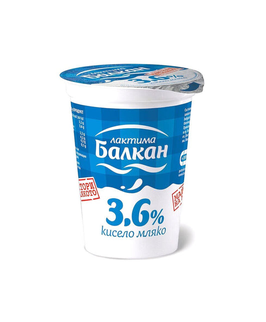 Кисело мляко БАЛКАН 3.6% 400 г