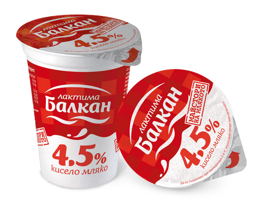Кисело мляко БАЛКАН Лактима 4,5% 400 г
