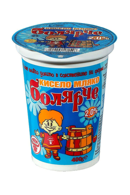 Кисело мляко БОЛЯРЧЕ 2% 400 г