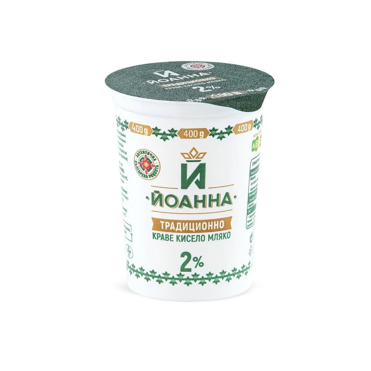 Кисело мляко ЙОАННА 2% 400 г