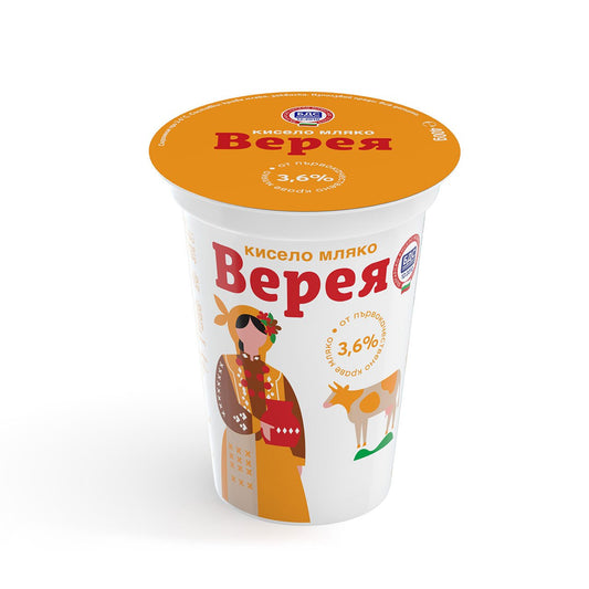 Кисело мляко ВЕРЕЯ 3.6% 400 г