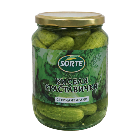 Краставички SORTE мариновани 680г