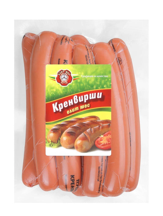 Кренвирши ЕЛИТ МЕС пушени вак., кг
