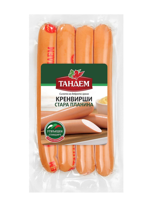 Кренвирши ТАНДЕМ Стара планина 320 г