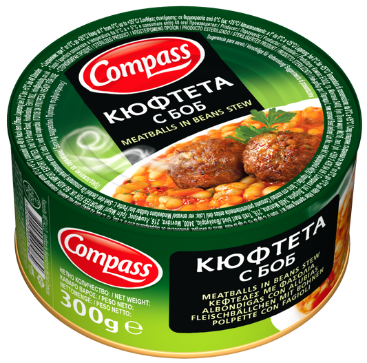 Кюфтета COMPASS с боб 300гр