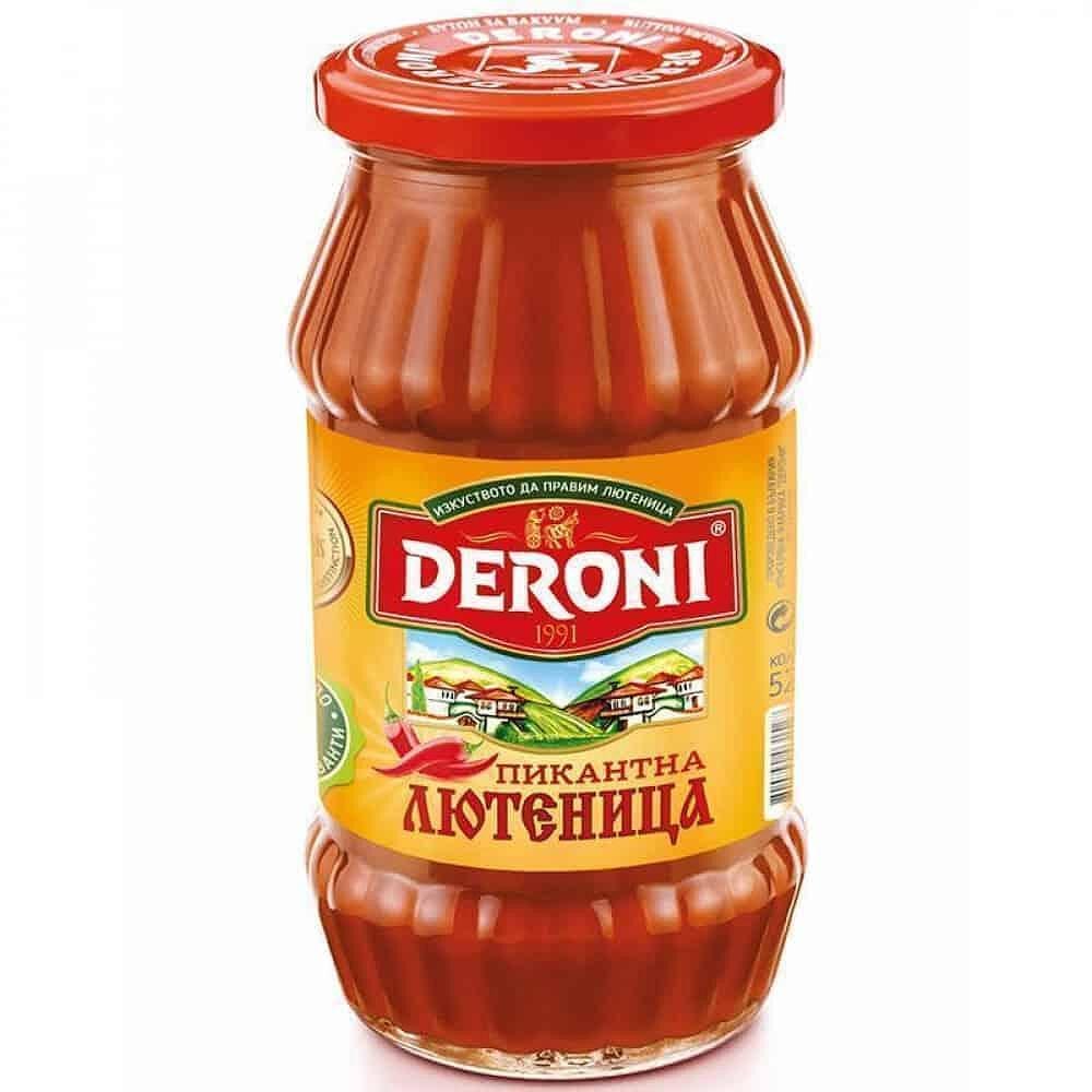Лютеница пикантна DERONI 260 гр.