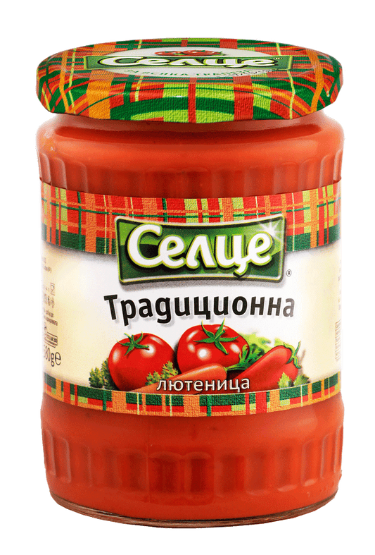 Лютеница СЕЛЦЕ традиционна 580 г