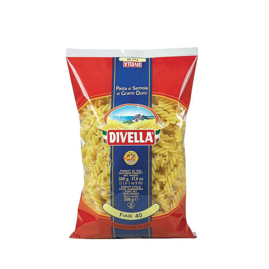 Макарони DIVELLA Fusilli 40 500 гр.
