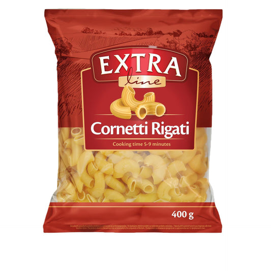 Макарони EXTRA LINE Cornetti Rigati 400 г