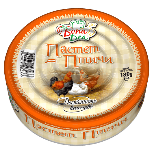Пастет BONA DEA птичи 180 г