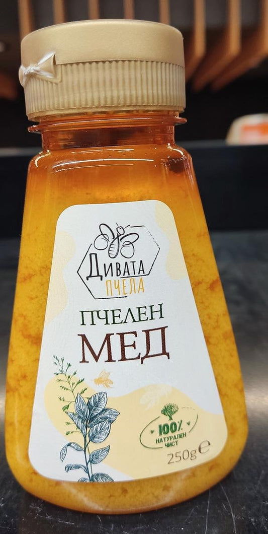 Пчелен мед ДИВАТА ПЧЕЛА в туба 250 г