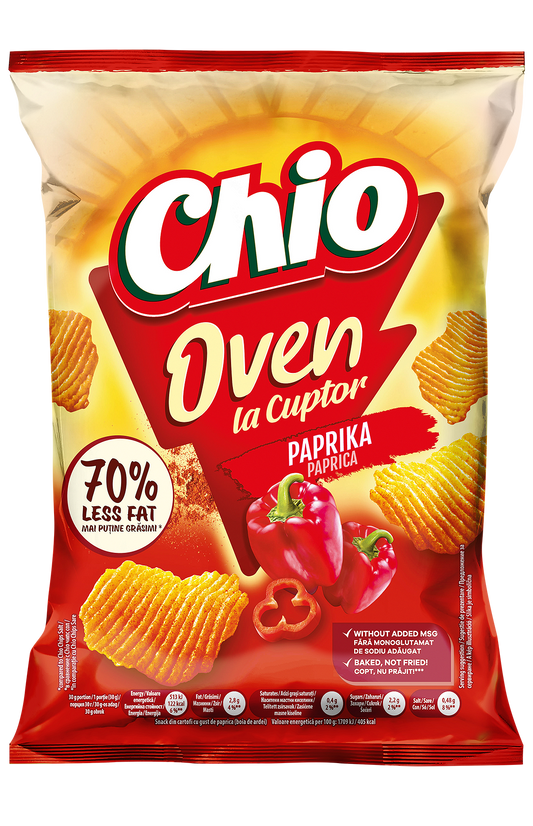 Печен чипс CHIO OVEN паприка 100 г