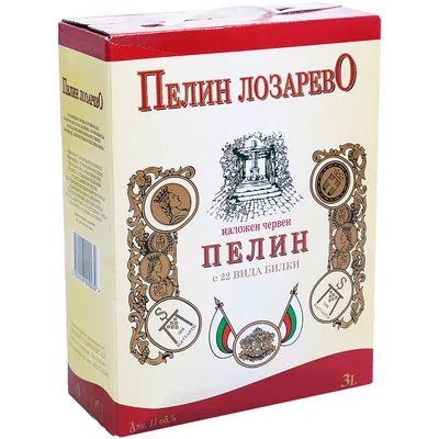 Пелин LOZAREVO червен с 22 вида билки 3 л