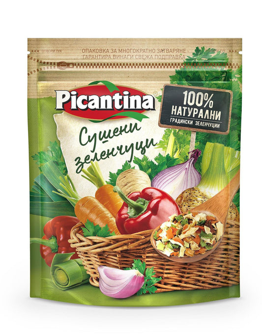 Подправка PICANTINA микс сушени зелечуци 100 гр.