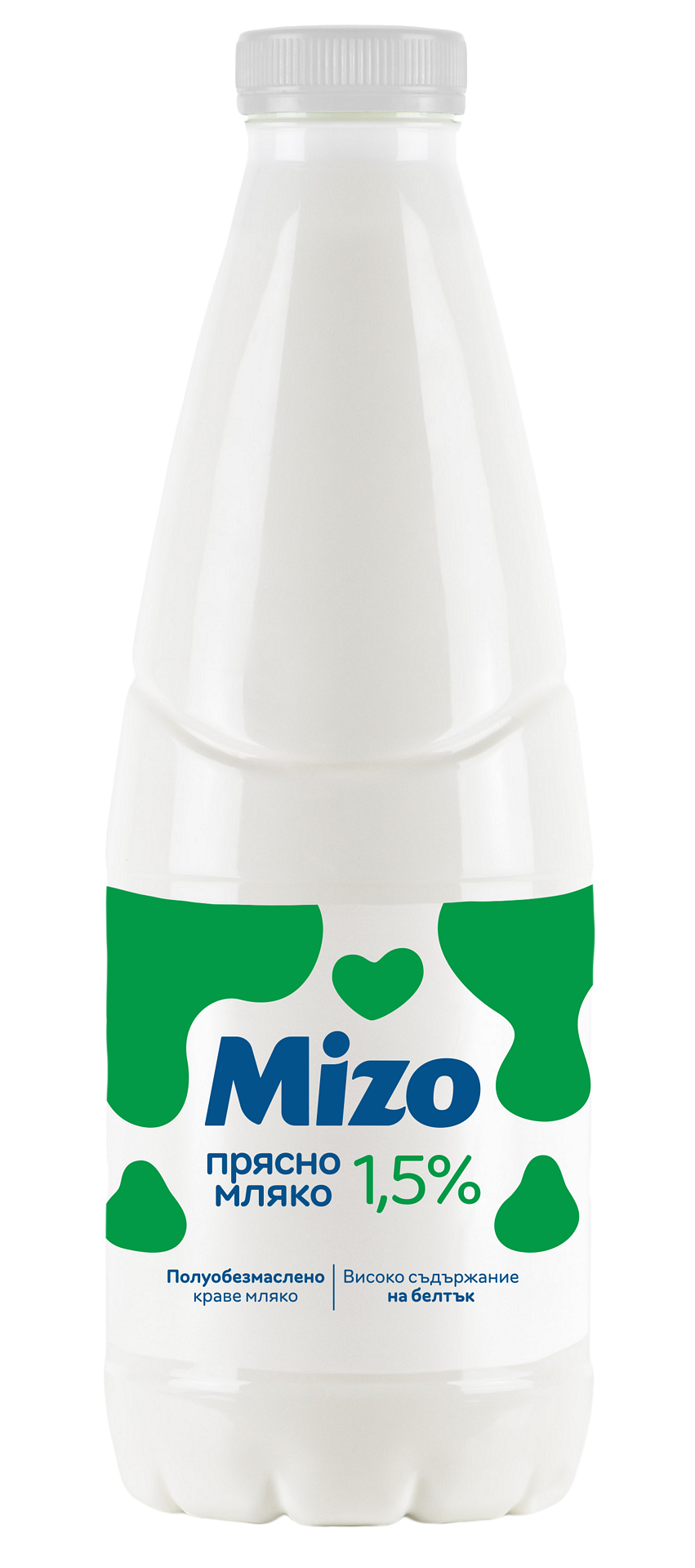 Прясно краве мляко MIZO 1.5% 1 л