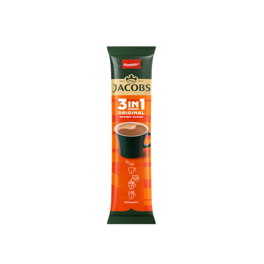 Разтворимо кафе JACOBS 3in1 Original Brown Sugar, бр.