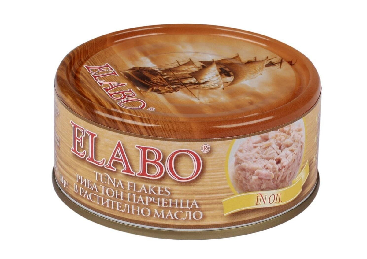 Риба тон ELABO парченца раст.масло 160г