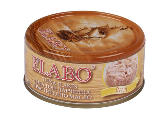 Риба тон ELABO парченца раст.масло 160г