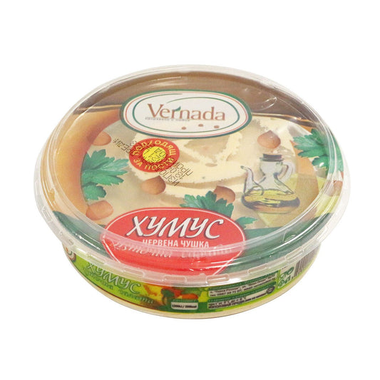 Салата ХУМУС с печена пиперка, 250 гр.