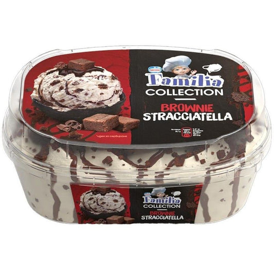 Сладолед FAMILIA Collection брауни, страчетела 487 гр.