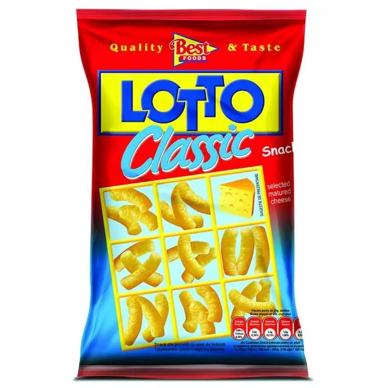 Снакс LOTTO класически 80 гр.