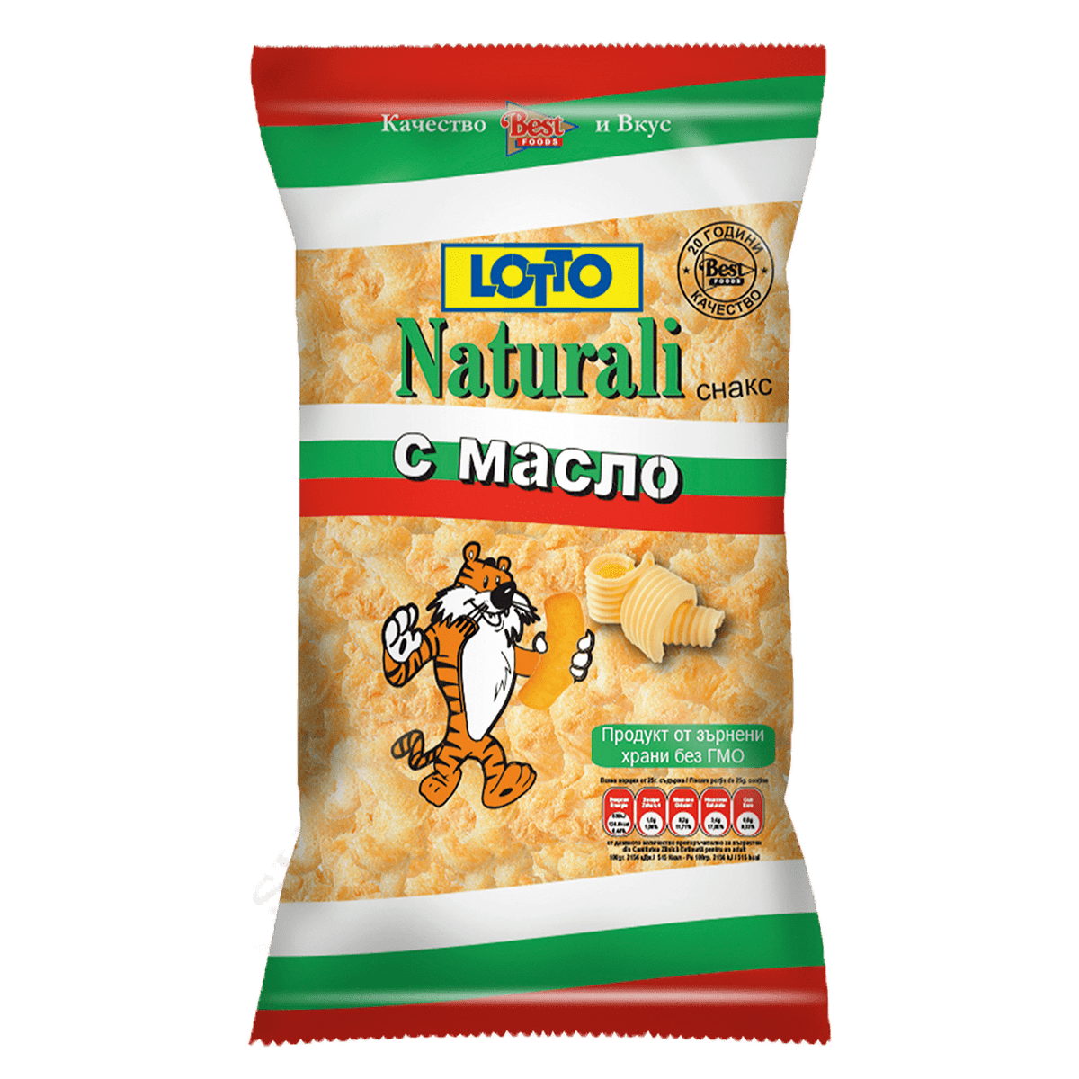 Снакс LOTTO масло 60 г