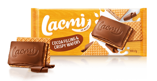 Шоколад LACMI какао и вафли 100 г