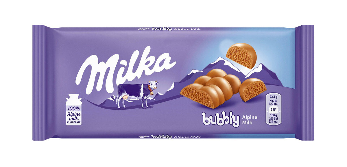 Шоколад MILKA Bubbly млечен 90 г