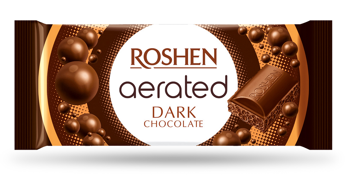 Шоколад ROSHEN Bubble Dark Chocolate 80 г