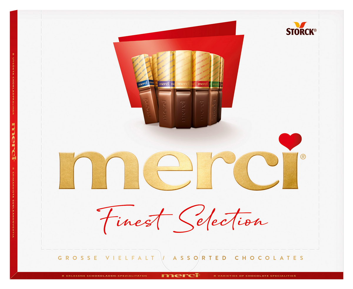 Шоколадови бонбони MERCI Finest Selection 250 г