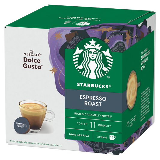 STARBUCKS Espresso Roast кафе капсули DOLCE GUSTO 12 бр.