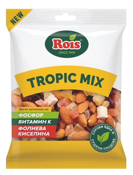 Сурови ядки ROIS Tropic mix 150 г