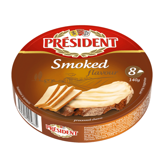 Топено сирене PRESIDENT пушено 140 г