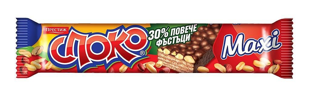Вафла СПОКО фъстък 49 гр