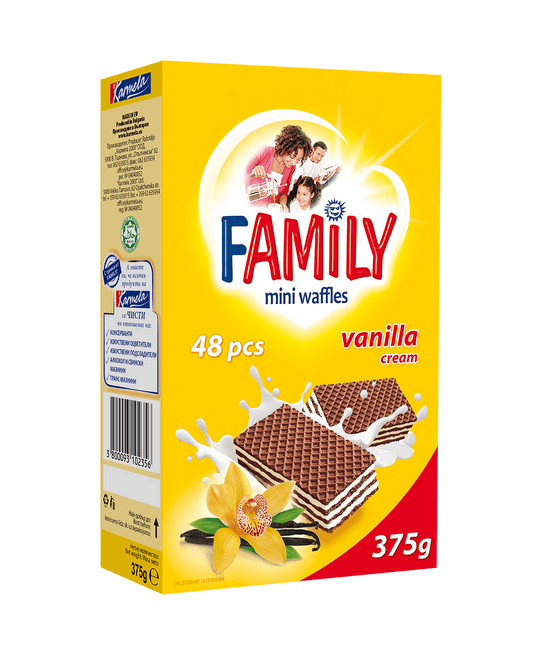 Вафли FAMILY ванилия 375 г