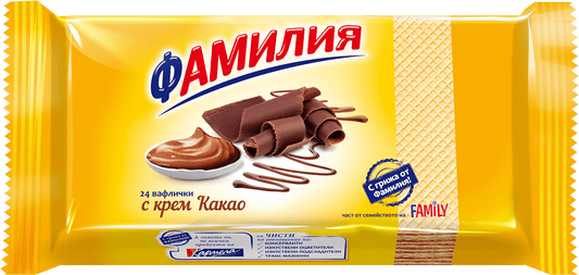 Вафли КАРМЕЛА какао 220 г