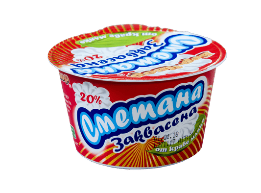 Заквасена сметана БОР ЧВОР 20% 200 г