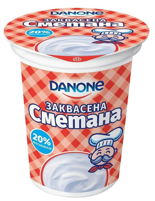Заквасена сметана ДАНОН 380 г