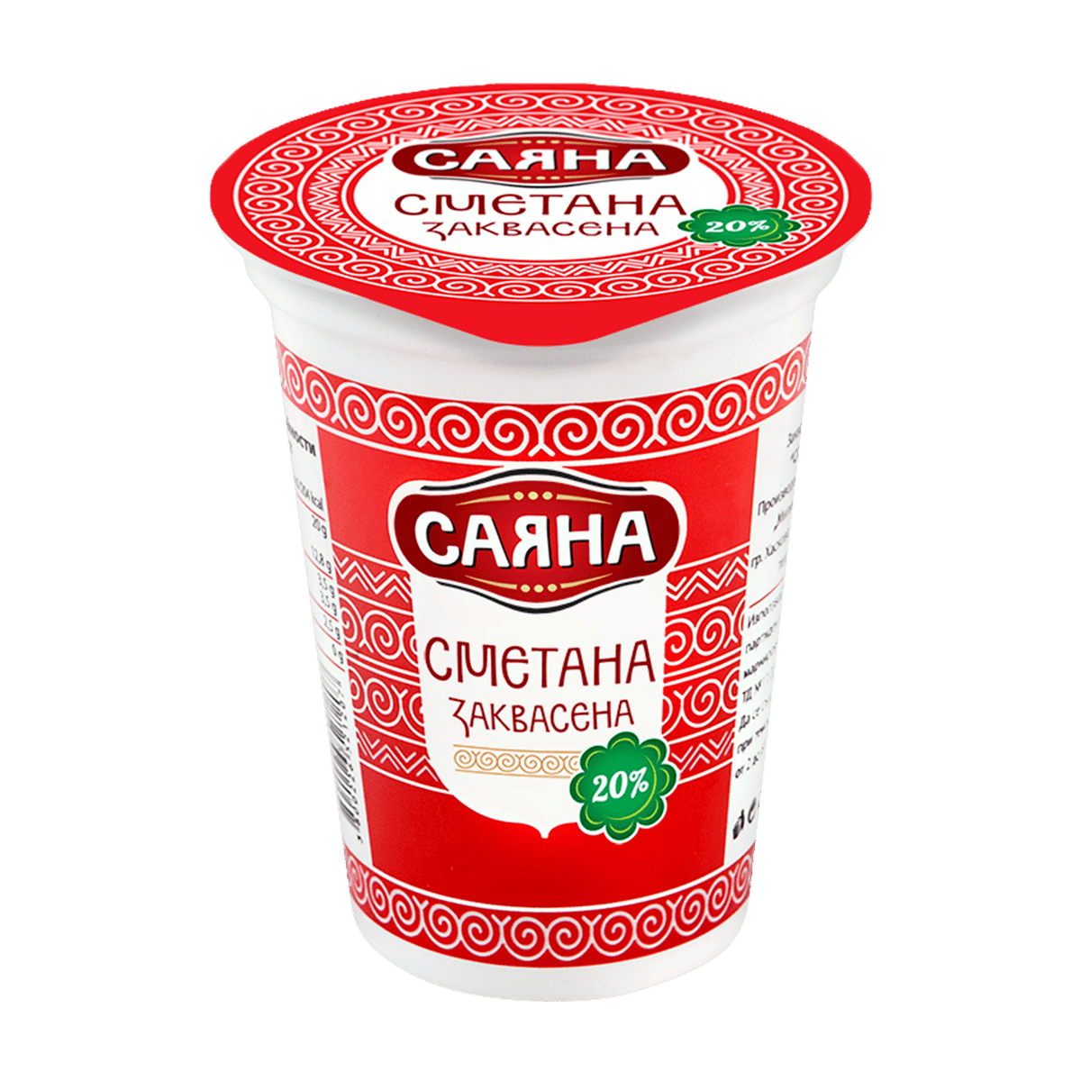 Заквасена сметана САЯНА 20% 400 г
