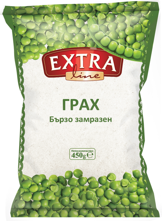 Замразен грах EXTRA LINE 450 г